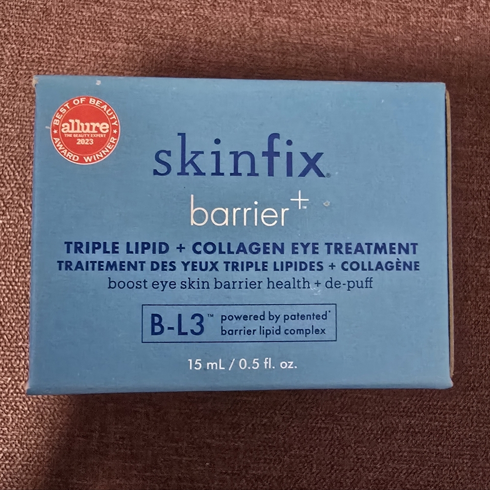 Skinfix Barrier Triple Lipid Collagen Eye Treatment New in Box